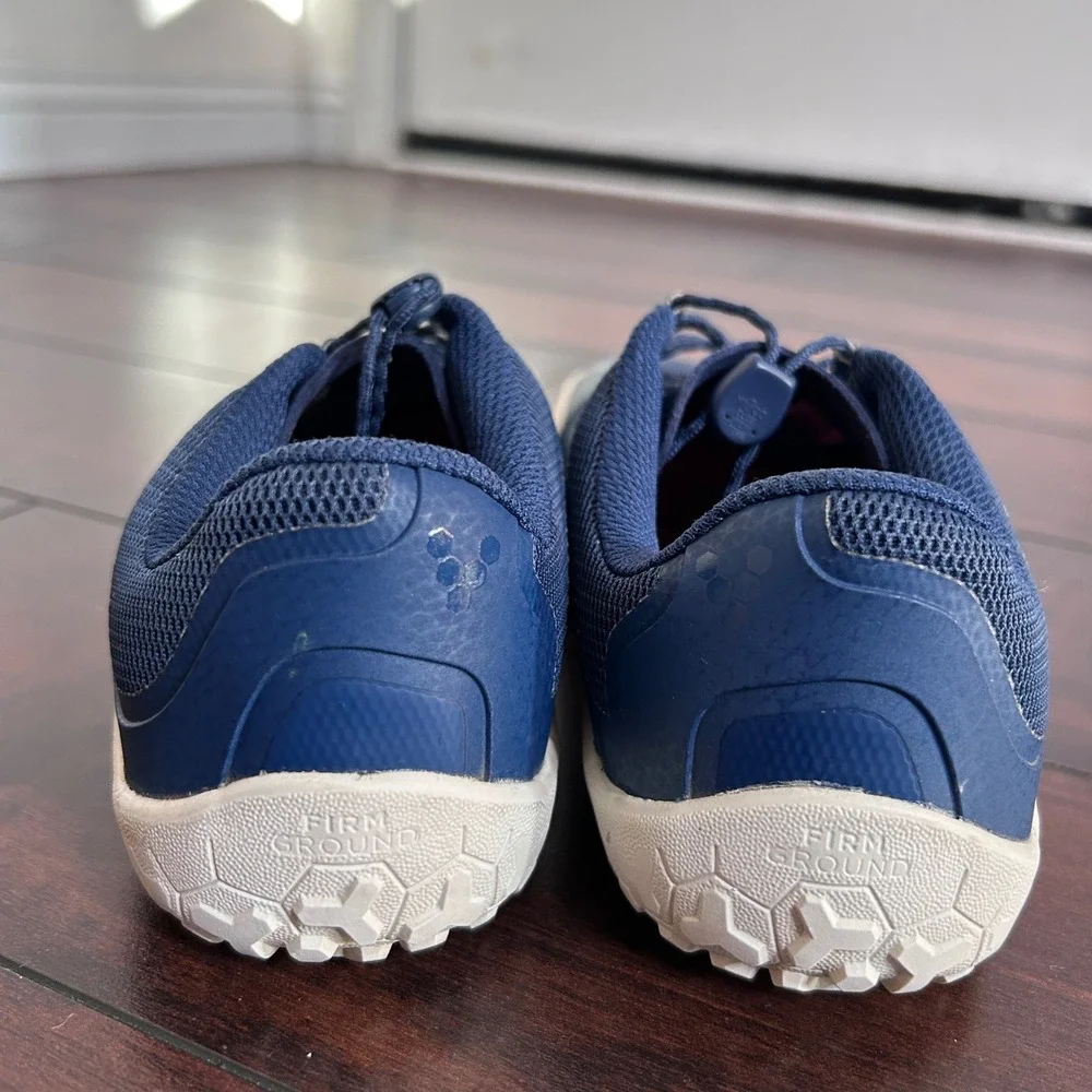 Vivobarefoot Primus Trail FG Sneakers Womens 38 Navy Blue Barefoot Shoes